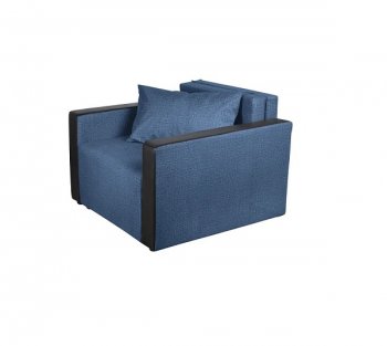 Кресло-кровать Милена с подлокотниками Синий в Ревде - revda.mebel-74.com | фото