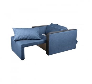 Кресло-кровать Милена с подлокотниками Синий в Ревде - revda.mebel-74.com | фото