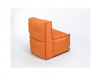 Модульное кресло Комфорт Колор прямое оранжевое в Ревде - revda.mebel-74.com | фото