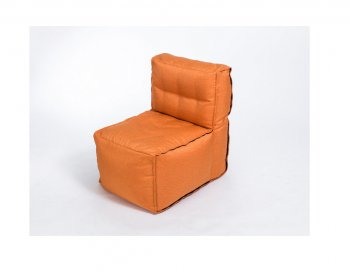 Модульное кресло Комфорт Колор прямое оранжевое в Ревде - revda.mebel-74.com | фото