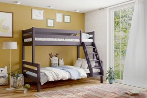 АДЕЛЬ Кровать двухъярусная с наклонной лестницей (лаванда) в Ревде - revda.mebel-74.com | фото