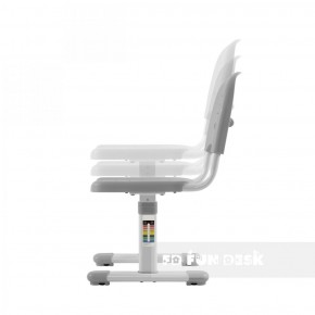 Комплект парта + стул трансформеры Cantare Grey в Ревде - revda.mebel-74.com | фото
