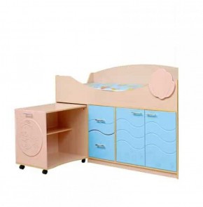 Набор мебели для детской Юниор -12.2 (700*1860) МДФ матовый в Ревде - revda.mebel-74.com | фото