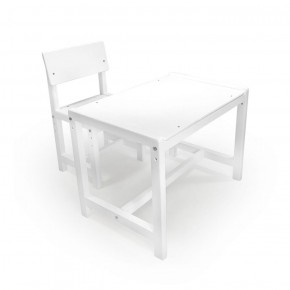 Детский растущий комплект стол и стул Я САМ "Лофт" (Белый, Белый) в Ревде - revda.mebel-74.com | фото