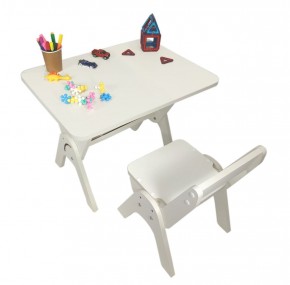 Детский растущий стол-парта и стул Я САМ "Умка" (Белый) в Ревде - revda.mebel-74.com | фото