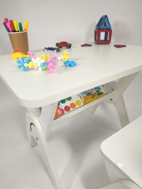 Детский растущий стол-парта и стул Я САМ "Умка" (Белый) в Ревде - revda.mebel-74.com | фото