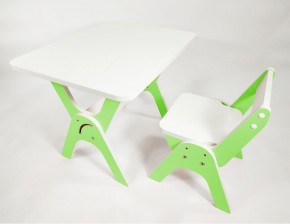 Детский растущий стол-парта и стул Я САМ "Умка" (Зеленый) в Ревде - revda.mebel-74.com | фото