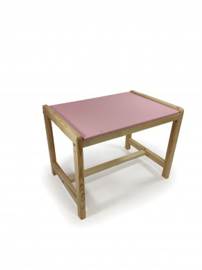 Детский растущий стол Я САМ "Лофт" (Розовый, Сосна) в Ревде - revda.mebel-74.com | фото
