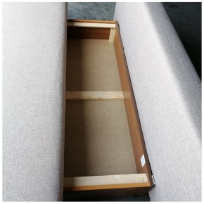 Диван-кровать Комфорт без подлокотников BALTIC BITTER (2 подушки) в Ревде - revda.mebel-74.com | фото