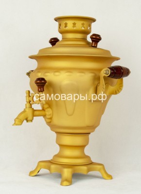 Электрический самовар "Русское золото" матовая груша на 2 литра (Ограниченная серия) в Ревде - revda.mebel-74.com | фото