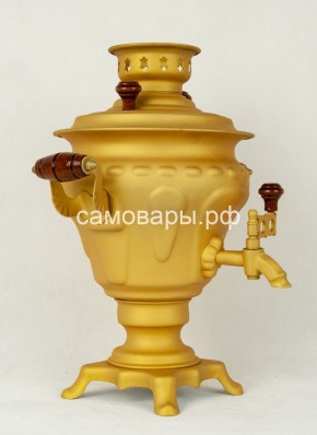 Электрический самовар "Русское золото" матовая груша на 2 литра (Ограниченная серия) в Ревде - revda.mebel-74.com | фото