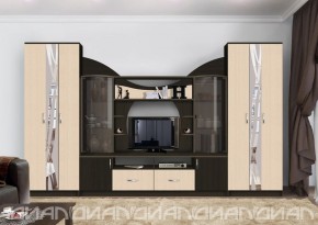 Гостиная Аллегро с 2 шкафами вариант-5 (венге/дуб белфорт) в Ревде - revda.mebel-74.com | фото