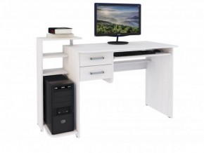 Компьютерный стол №12 (Анкор белый) в Ревде - revda.mebel-74.com | фото