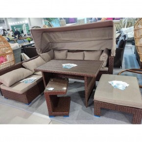 Комплект мебели с диваном AFM-320B-T320 Brown в Ревде - revda.mebel-74.com | фото