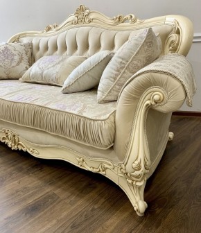 Комплект мягкой мебели Мона Лиза (крем) с раскладным механизмом в Ревде - revda.mebel-74.com | фото