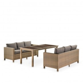 Комплект плетеной мебели T365/S65B-W65 Light Brown в Ревде - revda.mebel-74.com | фото
