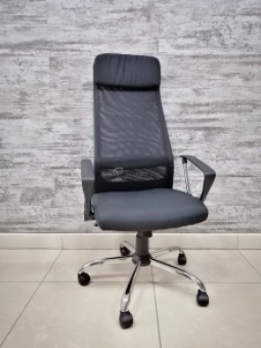 Кресло Barneo K-116 для персонала (черная ткань, черная сетка) в Ревде - revda.mebel-74.com | фото