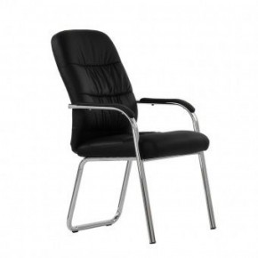 Кресло Barneo K-16 для посетителей и переговорных (черный) в Ревде - revda.mebel-74.com | фото