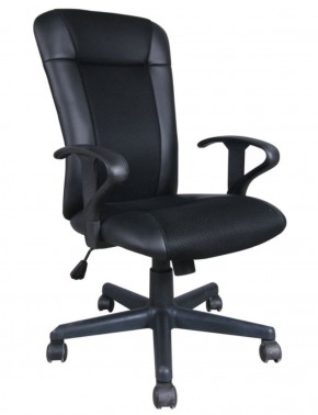 Кресло BRABIX "Optima MG-370" (экокожа/ткань, черное) 531580 в Ревде - revda.mebel-74.com | фото