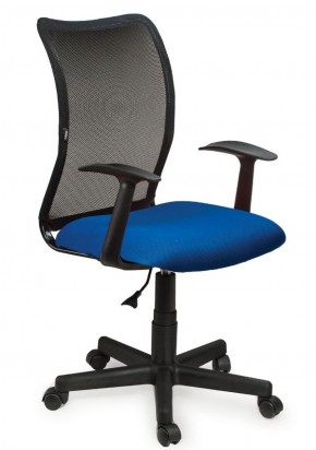 Кресло BRABIX "Spring MG-307", с подлокотниками, комбинированное синее/черное TW, 531404 в Ревде - revda.mebel-74.com | фото