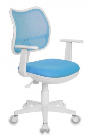 Кресло детское Бюрократ CH-W797/LB/TW-55 голубой в Ревде - revda.mebel-74.com | фото