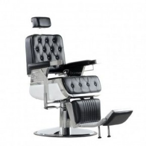 Кресло для барбершопа Barneo 31836E откидная спинка черное в Ревде - revda.mebel-74.com | фото