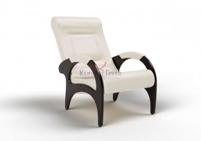 Кресло для отдыха Римини 19-К-КР (экокожа/венге) КРЕМ в Ревде - revda.mebel-74.com | фото