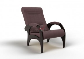 Кресло для отдыха Римини 19-Т-КМ (ткань/венге) КОФЕ С МОЛОКОМ в Ревде - revda.mebel-74.com | фото
