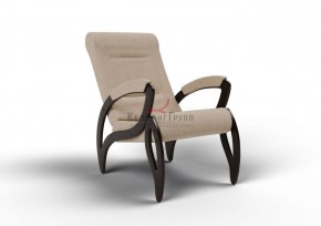 Кресло для отдыха Зельден 20-Т-П (ткань/венге) ПЕСОК в Ревде - revda.mebel-74.com | фото