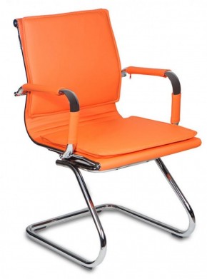Кресло для посетителя Бюрократ CH-993-Low-V/orange оранжевый в Ревде - revda.mebel-74.com | фото