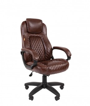 Кресло для руководителя  CHAIRMAN 432 (Экокожа коричневая) в Ревде - revda.mebel-74.com | фото