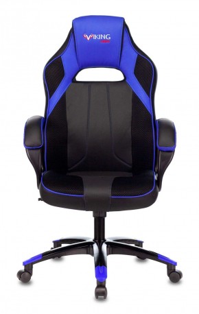Кресло игровое Бюрократ VIKING 2 AERO BLUE черный/синий в Ревде - revda.mebel-74.com | фото