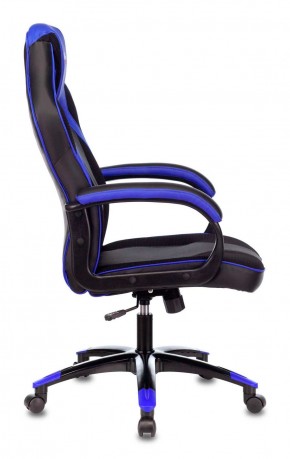 Кресло игровое Бюрократ VIKING 2 AERO BLUE черный/синий в Ревде - revda.mebel-74.com | фото