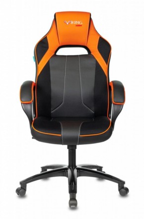 Кресло игровое Бюрократ VIKING 2 AERO ORANGE черный/оранжевый в Ревде - revda.mebel-74.com | фото