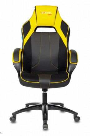 Кресло игровое Бюрократ VIKING 2 AERO YELLOW черный/желтый в Ревде - revda.mebel-74.com | фото