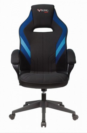Кресло игровое Бюрократ VIKING 3 AERO BLUE черный/синий в Ревде - revda.mebel-74.com | фото