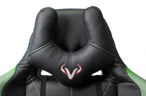 Кресло игровое Бюрократ VIKING 5 AERO LGREEN черный/салатовый в Ревде - revda.mebel-74.com | фото