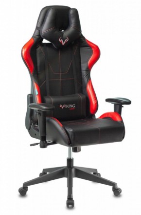 Кресло игровое Бюрократ VIKING 5 AERO RED черный/красный в Ревде - revda.mebel-74.com | фото