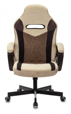 Кресло игровое Бюрократ VIKING 6 KNIGHT BR FABRIC коричневый/бежевый в Ревде - revda.mebel-74.com | фото