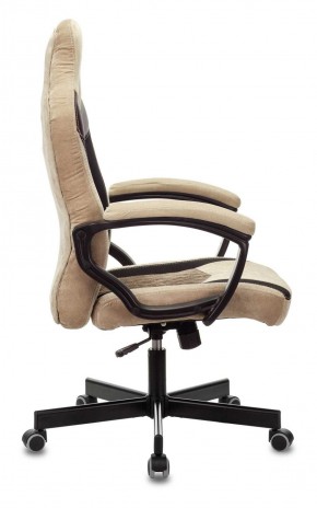 Кресло игровое Бюрократ VIKING 6 KNIGHT BR FABRIC коричневый/бежевый в Ревде - revda.mebel-74.com | фото