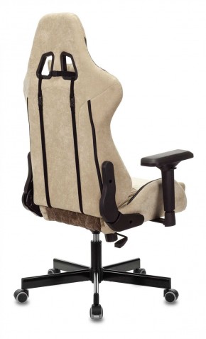 Кресло игровое Бюрократ VIKING 7 KNIGHT BR FABRIC коричневый/бежевый в Ревде - revda.mebel-74.com | фото