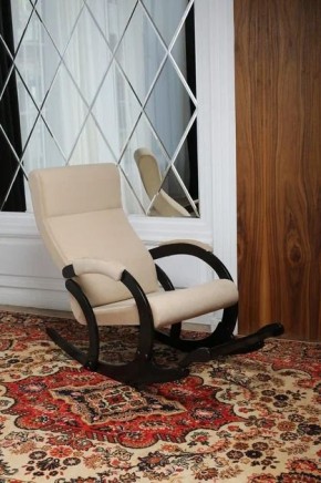 Кресло-качалка МАРСЕЛЬ 33-Т-AB (бежевый) в Ревде - revda.mebel-74.com | фото