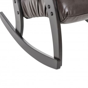 Кресло-качалка Модель 67 Венге, к/з Oregon perlamutr 120 в Ревде - revda.mebel-74.com | фото