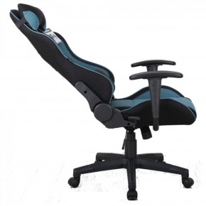 Кресло компьютерное BRABIX "GT Racer GM-100" (черное/голубое) 531818 в Ревде - revda.mebel-74.com | фото