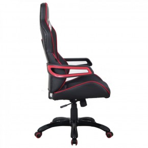 Кресло компьютерное BRABIX Nitro GM-001 (ткань/экокожа) черное, вставки красные (531816) в Ревде - revda.mebel-74.com | фото