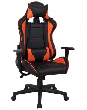 Кресло компьютерное BRABIX "GT Racer GM-100" (черное/оранжевое) 531925 в Ревде - revda.mebel-74.com | фото