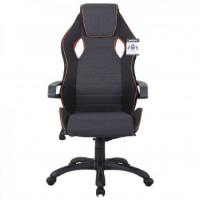 Кресло компьютерное BRABIX Techno Pro GM-003 (ткань черное/серое, вставки оранжевые) 531813 в Ревде - revda.mebel-74.com | фото
