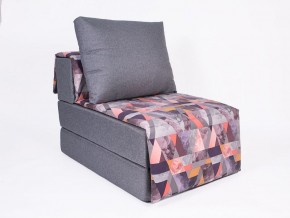 Кресло-кровать бескаркасное Харви (серый-сноу манго) в Ревде - revda.mebel-74.com | фото