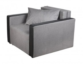 Кресло-кровать Милена с подлокотниками (серый) Велюр в Ревде - revda.mebel-74.com | фото