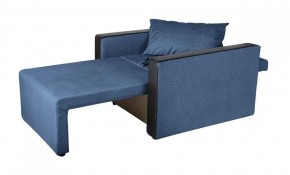 Кресло-кровать Милена с подлокотниками (синий) Велюр в Ревде - revda.mebel-74.com | фото